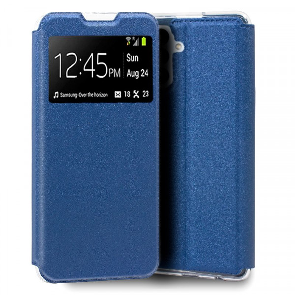 Fundação COOL Capa de Flip para Samsung A136 Galaxy A13 5G / A04s luz azul D