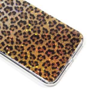 Carcasa COOL para iPhone XS Max Glitter Leopardo D