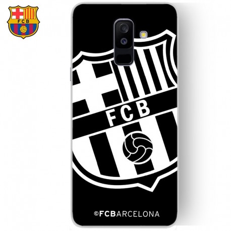 Carcasa Samsung A605 Galaxy A6 Plus Licencia Fútbol F.C. Barcelona Negro D