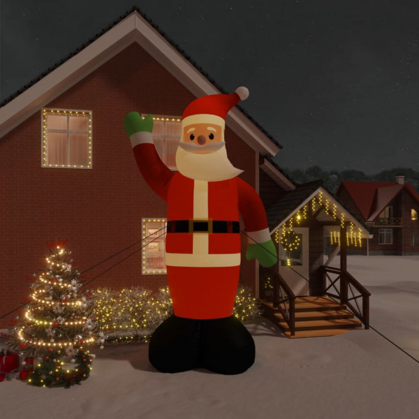 Papai Noel inflável com luzes LED 620 cm D