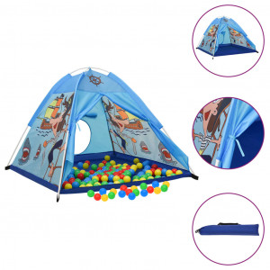 Tenda infantil azul 120x120x90 cm D