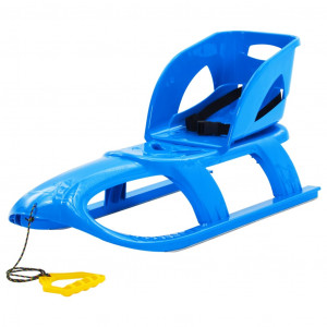 Trineo con asiento polipropileno azul 102.5x40x23 cm D