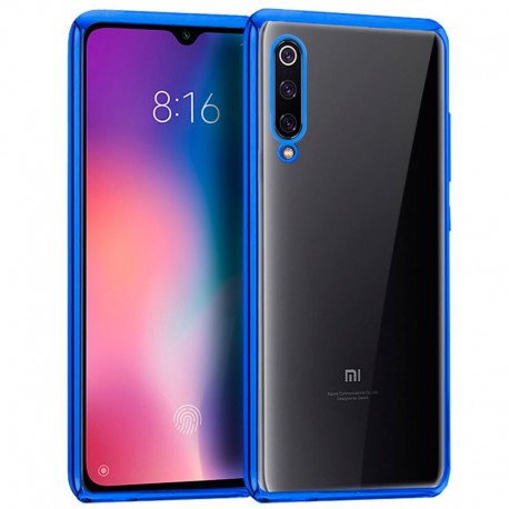 Carcaça Xiaomi Minha 9 Borda Metalizada (Azul) D