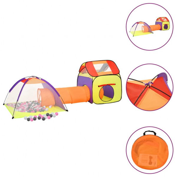 Loja de brinquedos para crianças com 250 bolas multicoloridas 338x123x111cm D