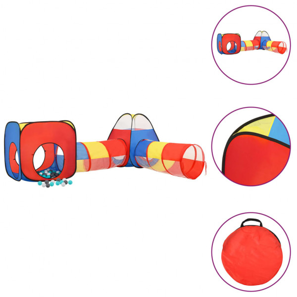 Loja de brinquedos infantis com 250 bolas multicoloridas 190x264x90 cm D
