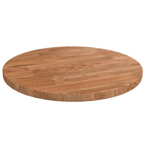Tablero de mesa redonda madera de roble marrón claro Ø30x1.5 cm D