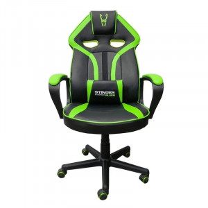 Cadeira gamer woxter stinger station alien verde e preto D