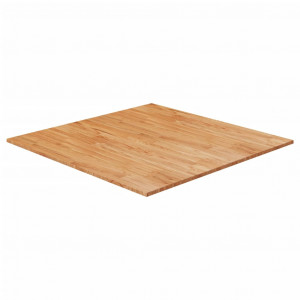 Tablero de mesa cuadrada madera roble marrón claro 90x90x2.5 cm D