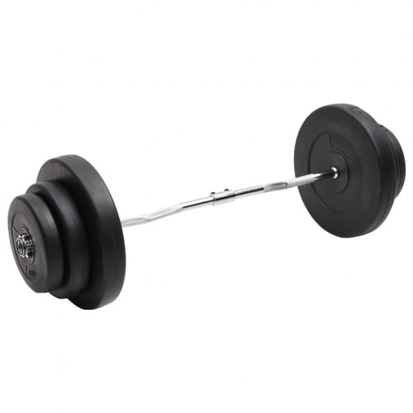 Curvatura com halteres com discos 60 kg D