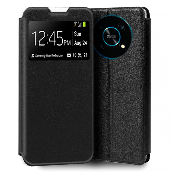 Funda COOL Flip Cover para Huawei Honor Magic 4 Lite Liso Negro D