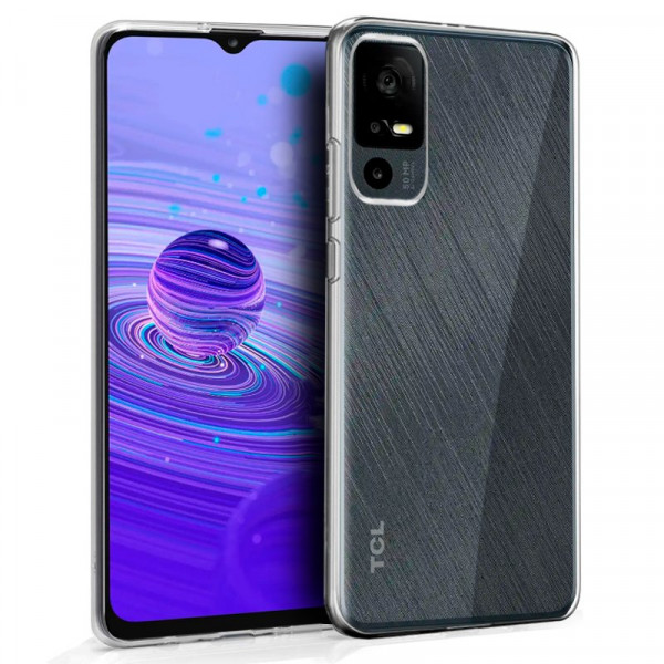 Funda COOL Silicona para TCL 40R 5G (Transparente) D