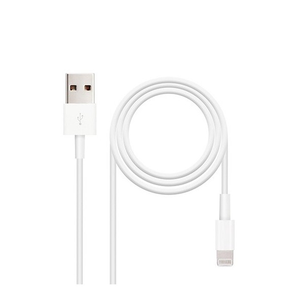 CABLE LIGHTNING PARA USB (A) 2.0 NANOCABLE 1M M 2