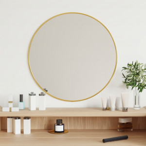 Espelho de parede redondo dourado Ø 50 cm D