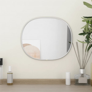 Espejo de pared plateado 30x25 cm D