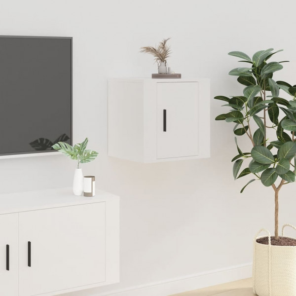 Mobiliário para TV de parede branca 40x34.5x40 cm D
