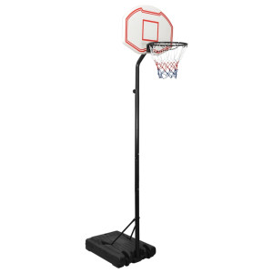 Cestas de basquetebol de polietileno branco 282-352 cm D