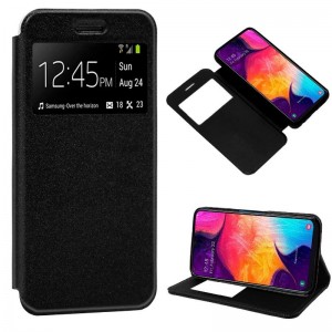 Fundação COOL Capa de Flip para Samsung A505 Galaxy A50 / A30s Black Lise D