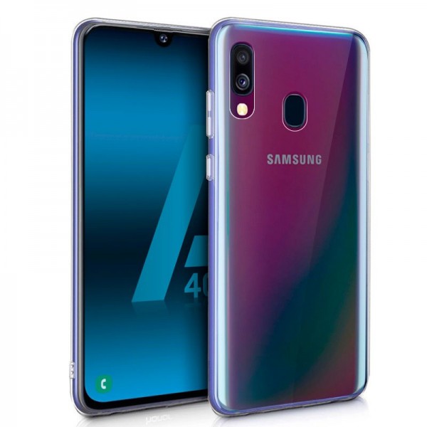Funda Silicona Samsung A405 Galaxy A40 (Transparente) D