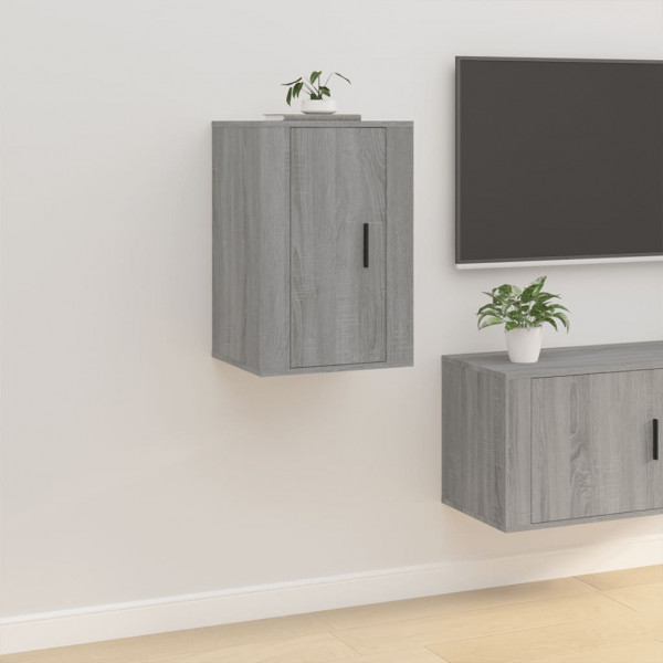 Mueble para TV de pared gris Sonoma 40x34.5x60 cm D