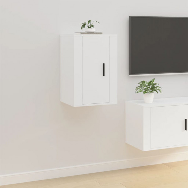 Mueble para TV de pared blanco 40x34.5x60 cm D