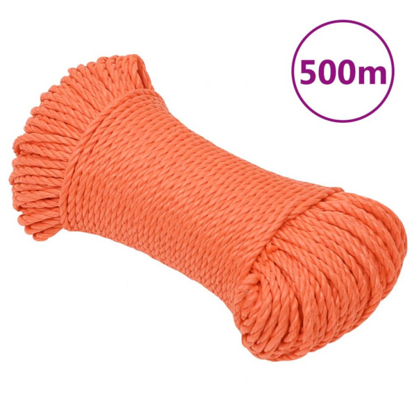 Cuerda de trabajo polipropileno naranja 3 mm 500 m D