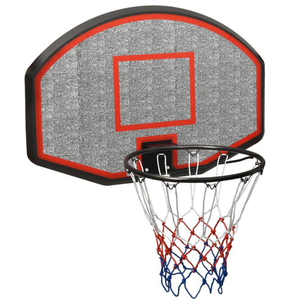 Tablero de baloncesto polietileno negro 90x60x2 cm D