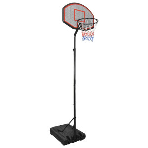 Canasta de baloncesto polietileno negro 282-352 cm D