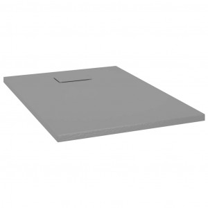 Base de chuveiro SMC 100x70 cm cinzento H