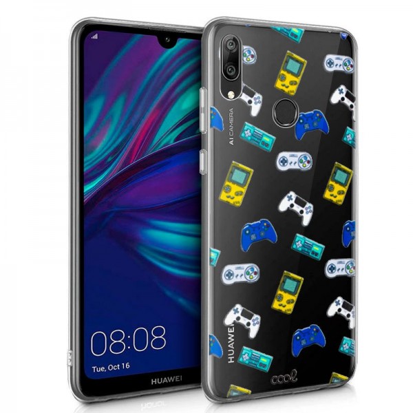Carcasa Huawei Y7 (2019) Clear Consolas D