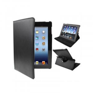 Fundação COOL para iPad 2 / iPad 3 / 4 rotativo Polypiel preto (Suporte) D