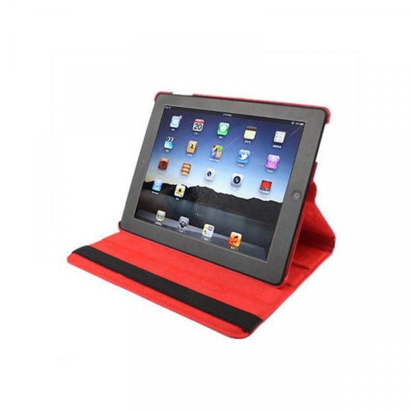 Funda COOL para iPad 2 / iPad 3 / 4 Giratoria Polipiel color Rojo (Soporte) M 2