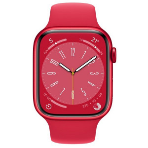 Apple Watch Serie 8 45mm aluminio sport band rojo D
