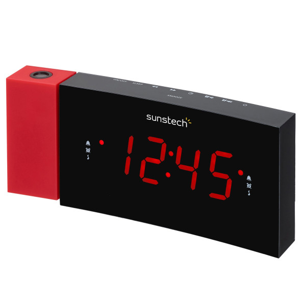 Rádio Despertar SUNSTECH FRDP3 vermelho D