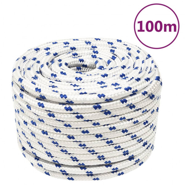 Cordas de barco de polipropileno branco 12 mm 100 m D