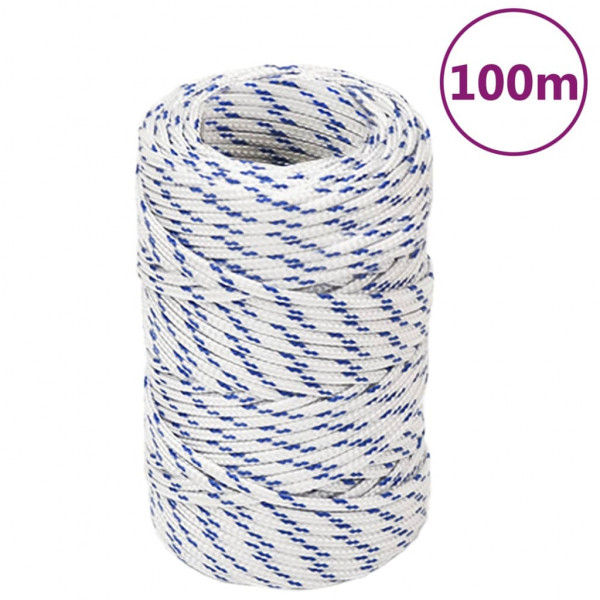 Cuerda de barco polipropileno blanco 2 mm 100 m D