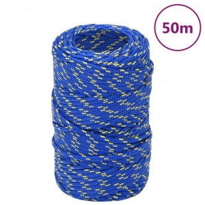 Corda para barco em polipropileno azul 2 mm 50 m D