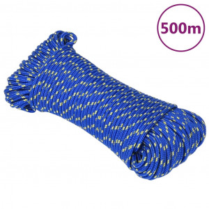 Corda de barco de polipropileno azul 4 mm 500 m D