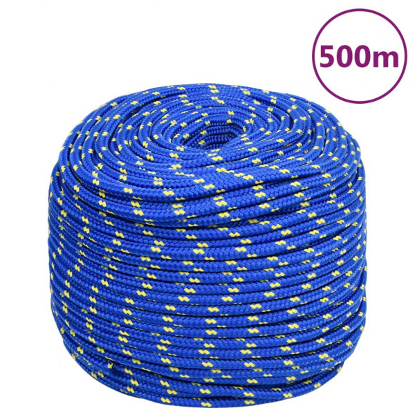 Cuerda de barco polipropileno azul 10 mm 500 m D