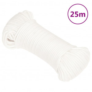 Corda de barco de polipropileno branco intenso de 4 mm 25 m D