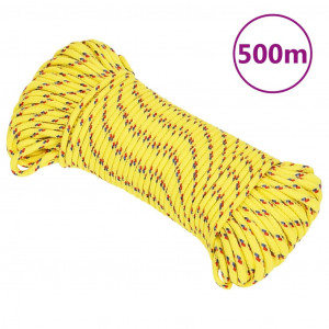 Cuerda de barco polipropileno amarillo 5 mm 500 m D