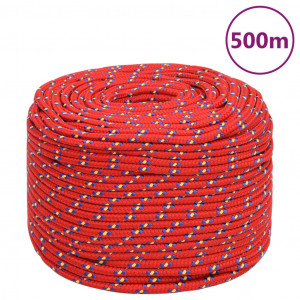 Cuerda de barco polipropileno rojo 10 mm 500 m D