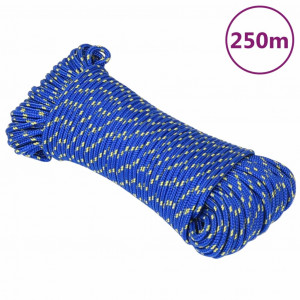 Corda de barco de polipropileno azul 5 mm 250 m D