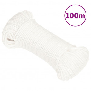 Cuerda de barco polipropileno blanco intenso 3 mm 100 m D