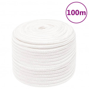 Cuerda de barco polipropileno blanco intenso 12 mm 100 m D