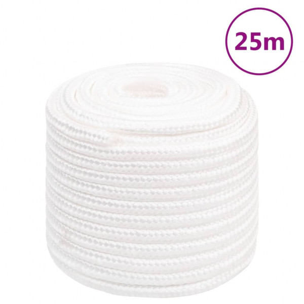 Cordas de barco de polipropileno branco intenso 16 mm 25 m D