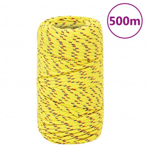 Corda de barco de polipropileno amarelo 2 mm 500 m D