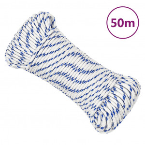 Corda para barco em polipropileno branco 4 mm 50 m D