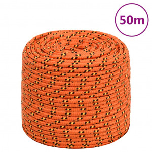 Cuerda de barco polipropileno naranja 6 mm 50 m D