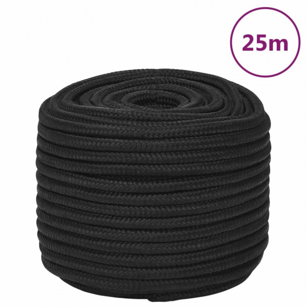 Cuerda de barco polipropileno negro intenso 12 mm 25 m D