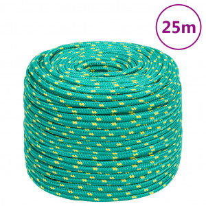 Cordas de barco de polipropileno verde 6 mm 25 m D